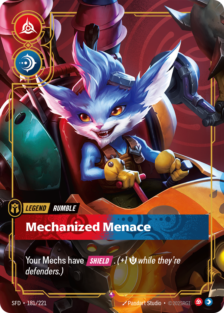 Mechanized Menace — SFD — Rare — Legend