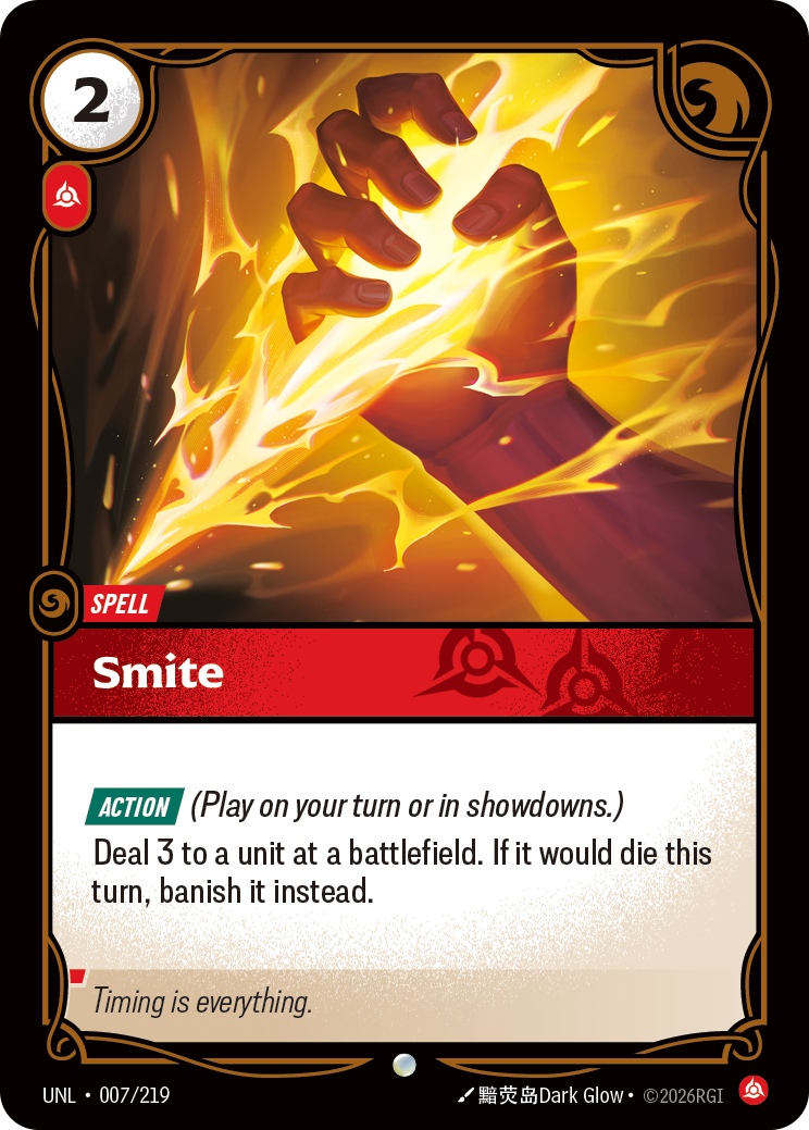 Smite — Unleashed — Common — Spell