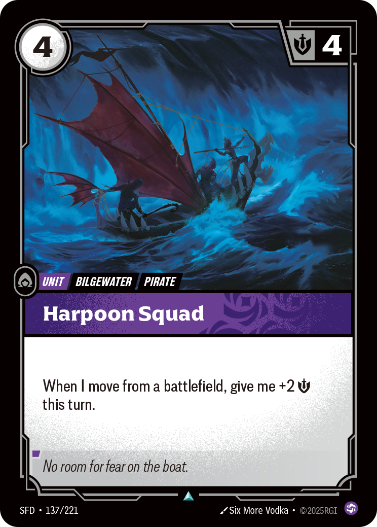Harpoon Squad — SFD — Uncommon — Unit
