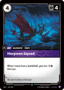 Harpoon Squad — SFD — Uncommon — Unit
