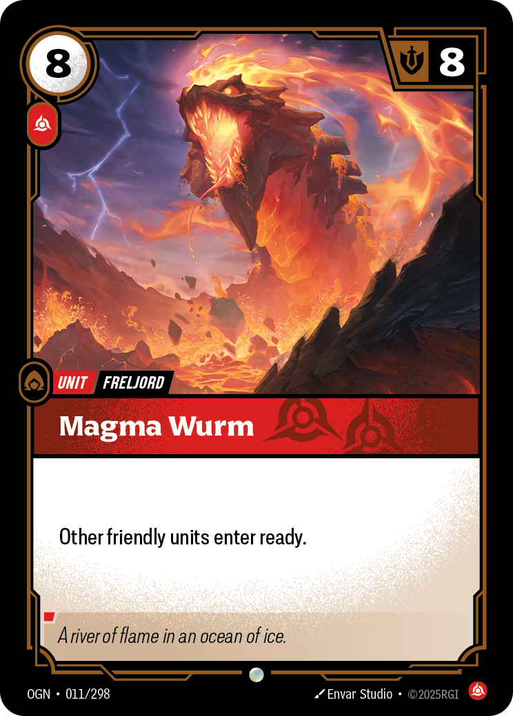 Magma Wurm — Origins — Common — Unit