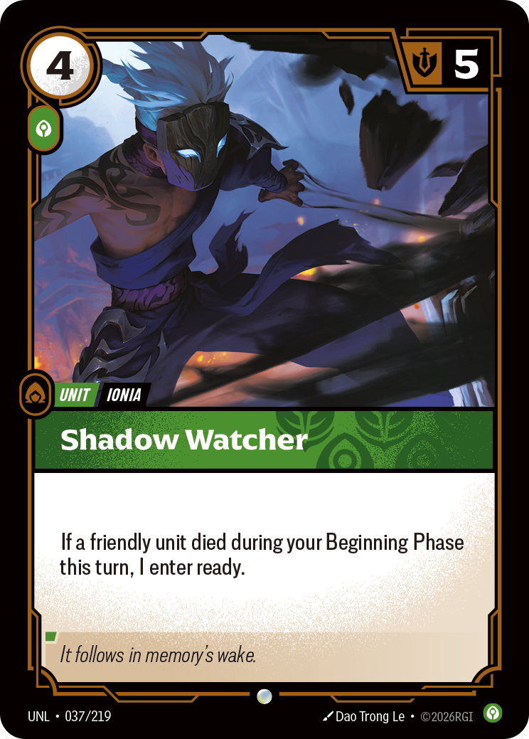 Shadow Watcher — Unleashed — Common — Unit