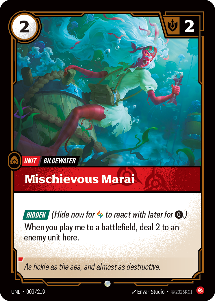 Mischevious Marai — Unleashed — Common — Unit