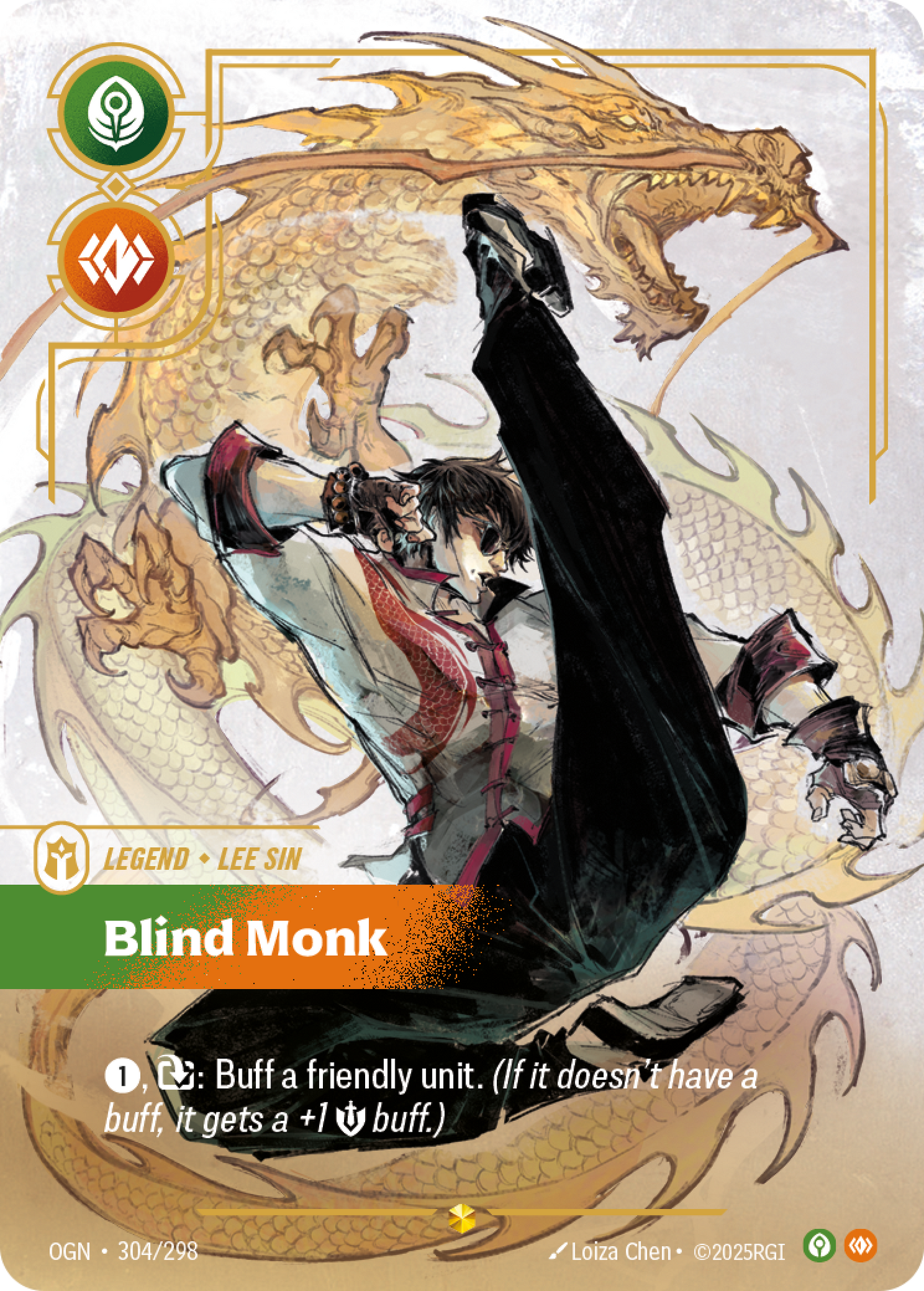 Blind Monk — Origins — Showcase — Legend