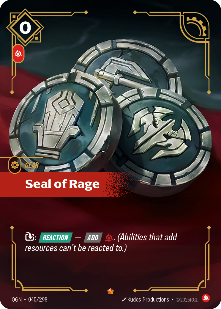 Seal of Rage — Origins — Epic — Gear