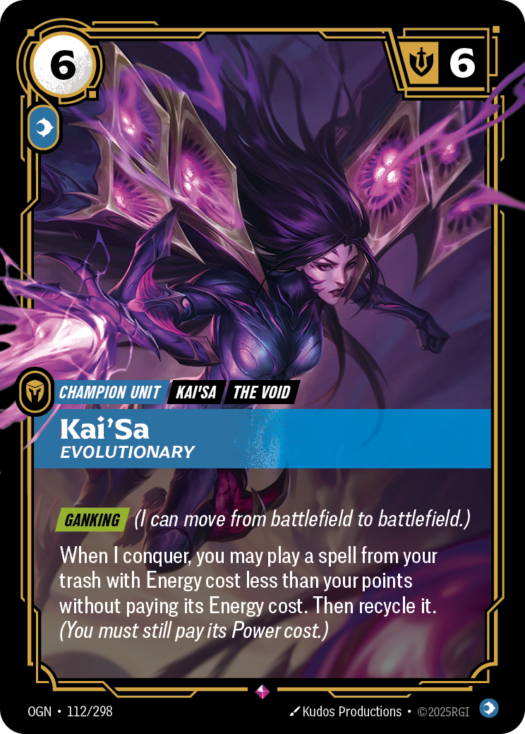 Kai'Sa, Evolutionary — Origins — Rare — Unit