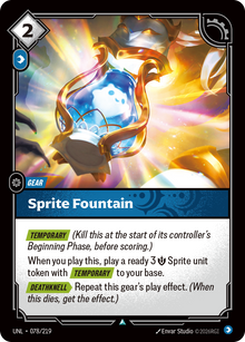 Sprite Fountain — Unleashed — Uncommon — Gear