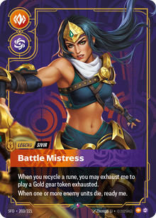 Battle Mistress — SFD — Rare — Legend