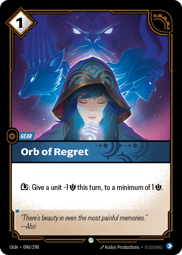 Orb of Regret — Origins — Common — Gear