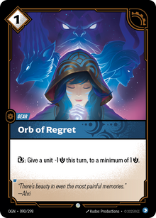 Orb of Regret — Origins — Common — Gear