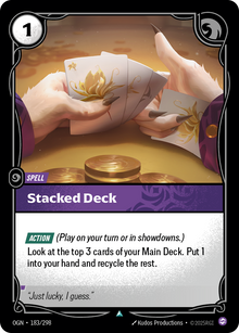 Stacked Deck — Origins — Uncommon — Spell